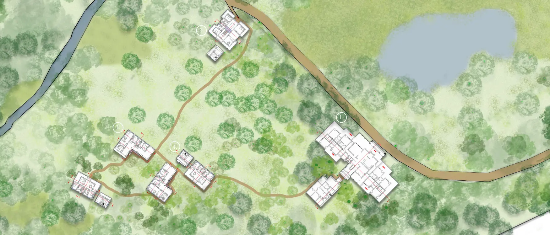 Forest Rest House Architectural Section