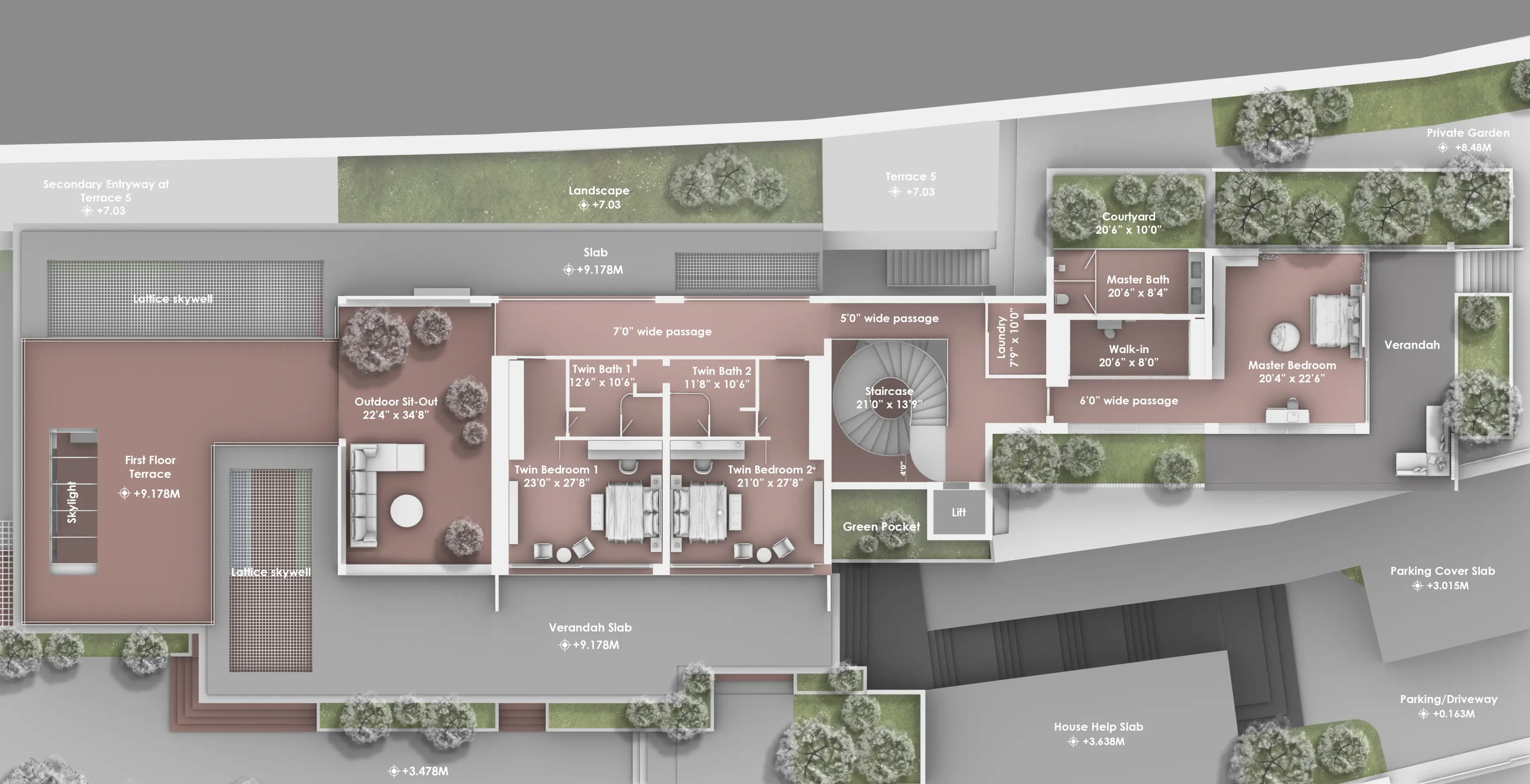 Weekend Home in Panchgani Plan 1