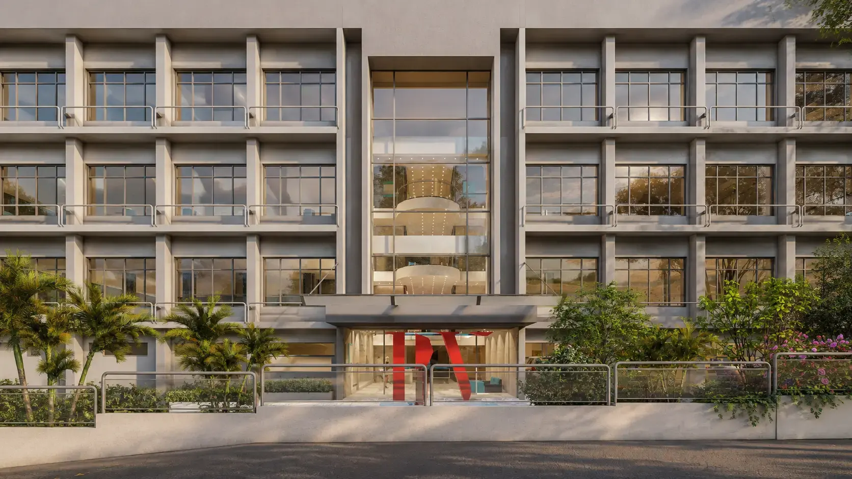 PV House - Reflective Glass Building Edge